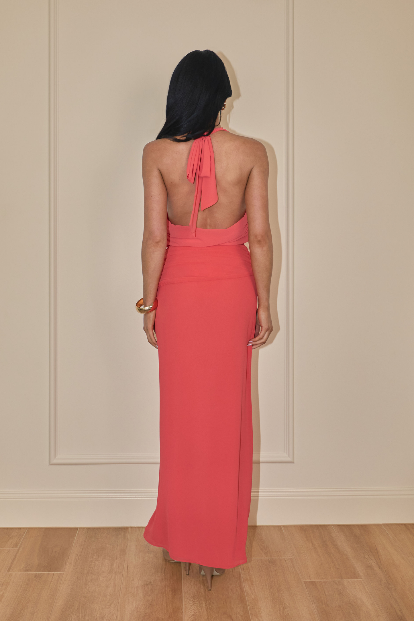 ARABELLA MAXI SKIRT VERMILLION