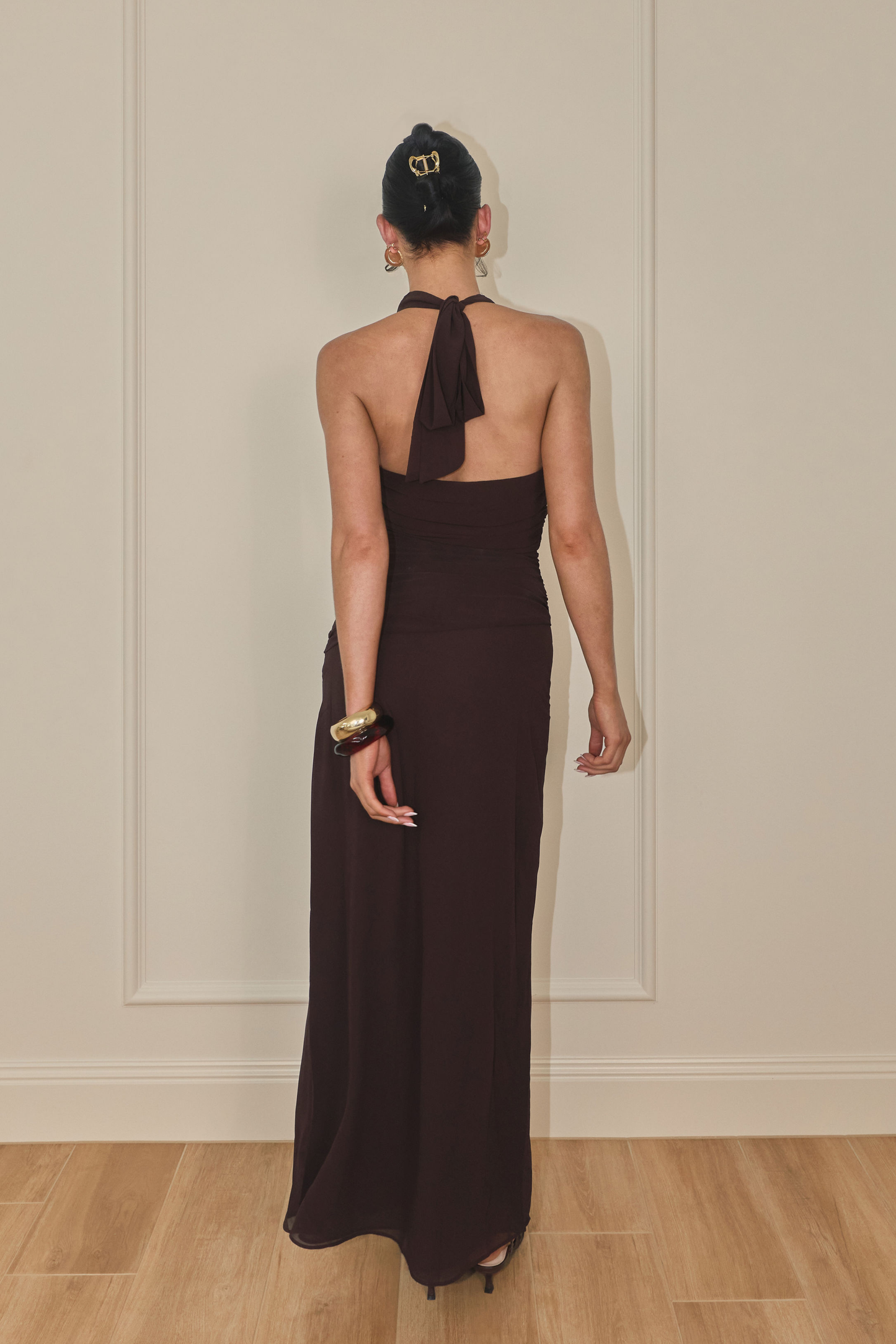 ARABELLA MAXI DRESS CACAO