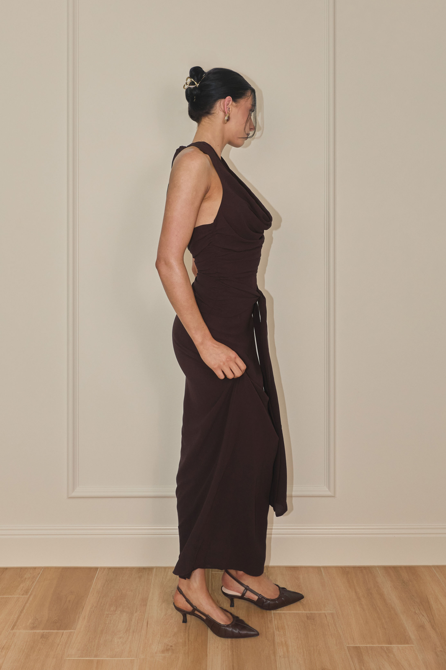 ARABELLA MAXI DRESS CACAO