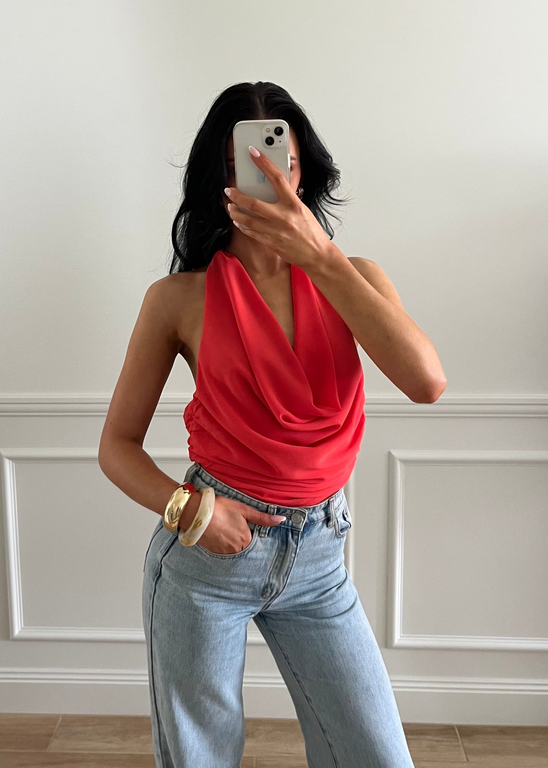 KARLICA customer wearing the look